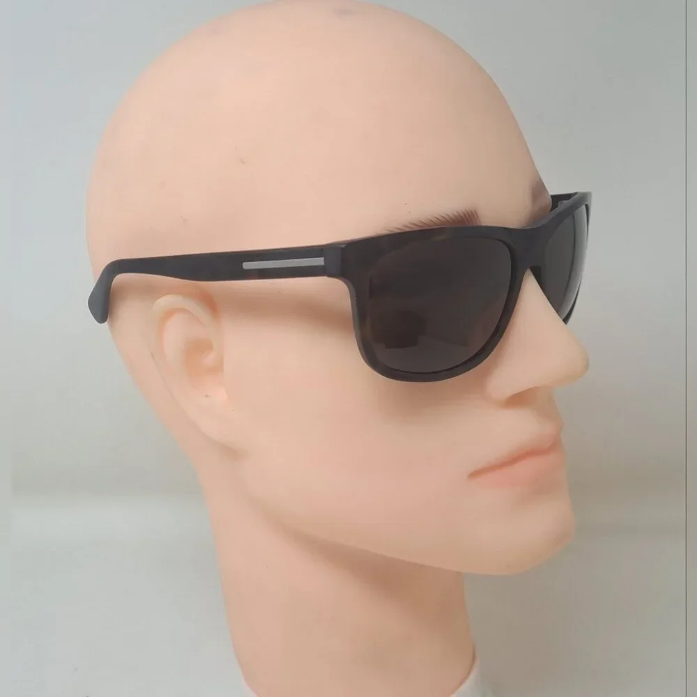 NEW Prada Men's Sunglasses SPR 15R Dark Matte Havana Brown Square 60-18-140mm